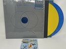 Ra Ra Riot - The Rhumb Line Vinyl Record LP Blue And Yellow Variant & Signed CD