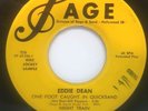 ROCKABILLY 45 RPM 4 SONG E.P. EDDIE DEAN, ONE FOOT.., NIGHT TRAIN,TAOS, LONESOME