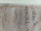 Versos Sencillos de Jose Marti.. PRIMERA EDICION. 1892