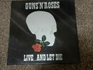 GUNS N ROSE/ LIVE AND LET DIE /BOX SET HEAVY METAL EX CON.