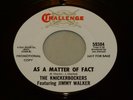 Garage 45-THE KNICKERBOCKERS-As a Matter Of Fact/They Ran-PROMO-CHALLENGE 59384