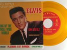 Elvis Presley / King of the Whole Wide World & King Creole /  Gold Vinyl 45 Mint