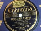 78 RPM - LUCIENNE BOYER - Parlez moi d'amour French Press -COLUMBIA DB 61