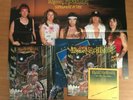IRON MAIDEN SOMEWHERE IN TIME JAPAN PROMO SAMPLE LP + BONUS EP POSTER BOOKLET