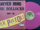 SEX PISTOLS NEVER MIND THE BOLLOCKS 2010 UNOFFICIAL ITALY PINK VINYL REISSUE LP