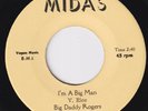 BIG DADDY ROGERS I'm A Big Man  *orig* 45 r&b northern soul blues HEAR