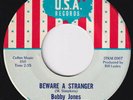 BOBBY JONES Beware A Stranger STORMING northern soul 45 Check Me Out LISTEN
