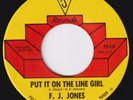 F.J. JONES Put It On The Line Girl  northern soul 45 funk superb  HEAR