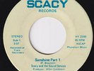 SCACY AND THE SOUND SERVICE Sunshine RARE DC deep funk 45 pounding tune  LISTEN