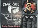 MAD SIN *Greetings From The Underworld* Pic. LP + Poster* Psychobilly* Demented