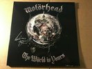 Motorhead SIGNED ORIGINAL UDR VINYL LP The World Is Yours LEMMY