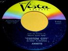 ANNETTE Custom City/Rebel Rider 45 Orig Buena Vista GARY USHER Hot Rod/Surf NICE