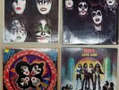 KISS 4 LP LOT-Love Gun, Rock and Roll Over, Dynasty, Self Titled-ALL VINYL VG+