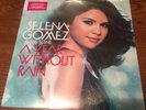 Selena Gomez A Year Without Rain Translucent Ice Blue & Black Splatter Vinyl LP