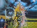 1 LP IRON MAIDEN - same 1980 Unterschrieben  signed