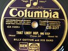 BILLY COTTON Lindy Hop (Hot ) /By A Lazy Country Lane (Condition E)