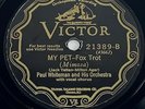 PAUL WHITEMAN BIX BEIDERBECKE BING 78rpm record JAZZ My Pet / Afraid of You 1928