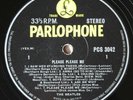 THE BEATLES PLEASE PLEASE ME LP UK 3RD PRESS STEREO PCS 3042  1P/1G