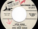 New Breed R&B Conga Vibraphone ANNA BELLE CAESAR Little Annie 45 Glad-Hamp HEAR