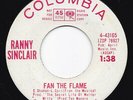 Mod Femme R&B Soul Jazz Rock RANNY SINCLAIR Fan the Flame 45 Columbia HEAR