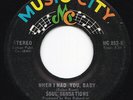 CA Sweet Soul Floater SOUL SENSATIONS When I Had You, Baby 45 Music City HEAR