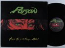 POISON Open Up And Say... Ahh  ENIGMA LP *