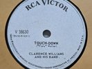 Hot Jazz 78 RPM CLARENCE WILLIAMS - I'm Not Worrying/Touchdown RCA VICTOR Vinyl