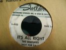 THE CENTURIES YEH IT'S ALRIGHT CHICAGO GARAGE 45 ON SPECTRA-SOUND  TEST PRESS