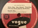 Willie Mae Big Mama Thornton 78 Rare Vogue V2284 Hound Dog, Mischievous BoogieEX