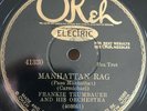 FRANKIE TRUMBAUER Manhattan Rag OKEH 1929 78 HOT DANCE E cond.