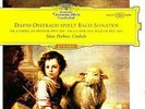 DGG RED STEREO TULIP - BACH VIOLIN SONATAS 5 & 6  - OISTRACH / PISCHNER - NM