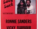 Rare modern soul boogie RONNIE SANDERS VICKY BARBOUR Lady Luck  LP (autograph)