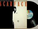 SCARFACE- Al Pacino Movie Soundtrack LP (1983 UK Vinyl EX) Giorgio Moroder