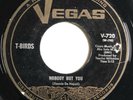 * T-BIRDS Nobody But You/Ever Been In Love WILD DOO WOP R&B ROCKER Vegas 45 HEAR