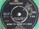 BILLY FURY: BEYOND THE SHADOW OF A DOUBT / BABY DO YOU LOVE ME? (PARLOPHONE)