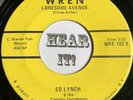 Upstate NY Hillbilly 45 ED LYNCH Lonesome Avenue b/w GULLIVERS TRAVELERS on WREN