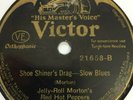 1923-27 SCARE BLUESMAN  78 RPM VICTOR CANADA 21658,JELLY ROLL MORTON,SHOE SHINER