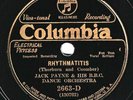 Columbia #2663-D: Jack Payne O-Rhythmatitus/Debroy Somers O-Date With An Angel E