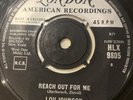 LOU JOHNSON Reach Out For Me / Magic Potion 7 Inch Vinyl Single Hlx9805