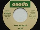 Rare Modern Soul Funk SKYE Aint No Need / Dance EX ANADA 100 Original 45 HEAR