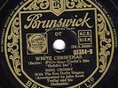 ALL TIME XMAS CLASSIC  BING CROSBY  78  WHITE CHRISTMAS  UK BRUNSWICK 03384 E/E-