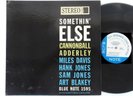CANNONBALL ADDERLEY LP Somethin' Else BLUE NOTE Rec BST1595 St HEAR Miles Davis