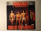 Manowar ‎– Sign Of The Hammer Japanese orig' 10 Rec PROMO LP 1984 heavy metal