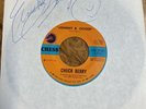 chuck berry signed Vinyl 45rpm Johnny B. Goode / My Ding A Ling