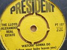 The Lloyd Alexander Real Estate - Watcha Gonna Do /Gonna Live Again 7 inch