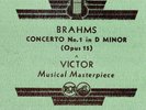 93g4.  Wilhelm Bachaus - Concerto #1 (Brahms, Op. 15) - Victor M-209 (5 
