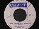 BUDD JOHNSON & VOICES FIVE: for sentimental reasons / all alone CRAFT 7
