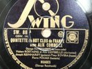 78 rpm Swing DJANGO REINHARDT Nuages /Les Yeux Noirs his classic   QHCF