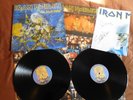 IRON MAIDEN 2 LPs LIVE AFTER DEATH SPANISH WITH POSTER
