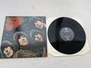 THE BEATLES LP RUBBER SOUL 1965 ORIG UK BLACK/SILVER PROMO STICKER NEAR MINT